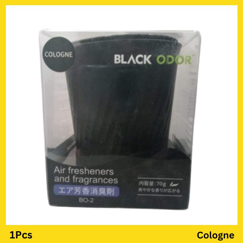 Black Odor - Air Freshener and Fragrance - Long-Lasting Scent - 70g