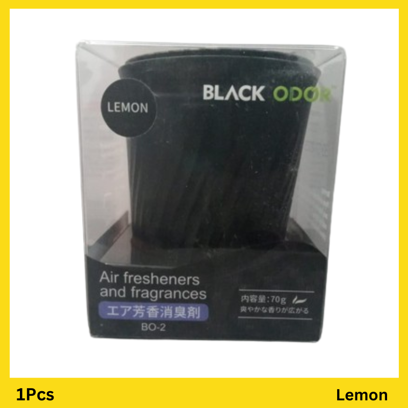 Black Odor - Air Freshener and Fragrance - Long-Lasting Scent - 70g