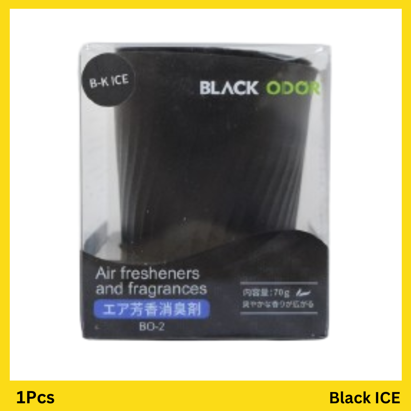 Black Odor - Air Freshener and Fragrance - Long-Lasting Scent - 70g