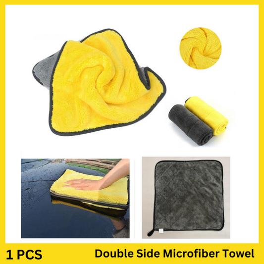 Car Drying Towel Double Sided, Microfiber Towel for Car, Cleaning Good Quality Cloth Car wash 40x40cm