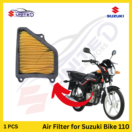 Suzuki 110 Bike Air Filter - Genuine Suzuki Part for Enhanced Engine Performance