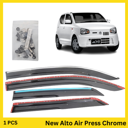New Alto Air Press Chrome - Stylish Sun Blockers and Wind Deflectors for Enhanced Comfort and Style
