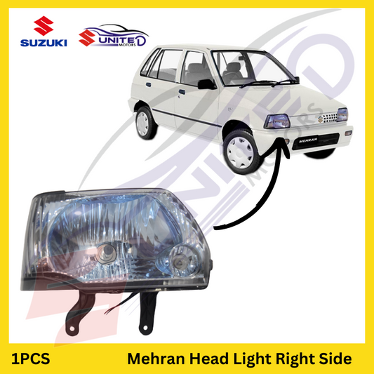 Suzuki Genuine Right-Side Headlight for Mehran - Illuminate the Night with Clarity - Enhance Safety and Visibility with Genuine Suzuki Part.