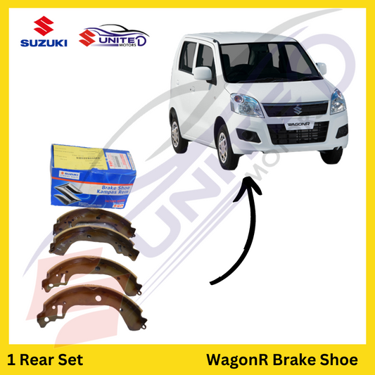 Suzuki Genuine Brake Shoe for WagonR - Dependable Rear Tire Stopping Power - Elevate Your Braking System with Authentic Brake Shoe.