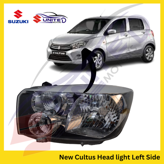 Suzuki Genuine Left-Side Headlight for New Cultus - Enhanced Nighttime Visibility and Fog Protection - Elevate Safety with Integrated Fog Lights.