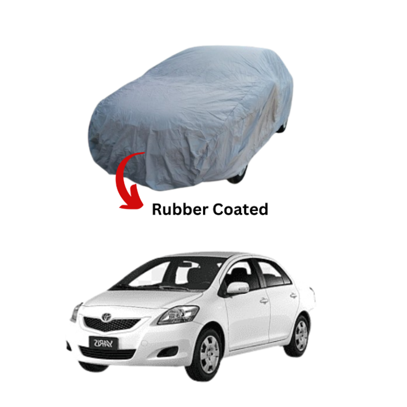 Toyota Belta top cover offering waterproof and dustproof protection, made from PVC and rubber-coated materials.