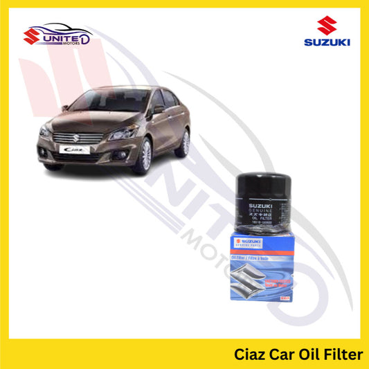 Suzuki United Motors Genuine Oil Filter for Ciaz - Premium Quality Filtration for Engine Oil Purification - Trust Genuine Suzuki United Motors Parts for Engine Protection and Efficiency.