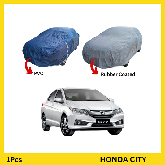 Honda City top cover providing waterproof and dustproof protection, made from PVC and rubber-coated materials.