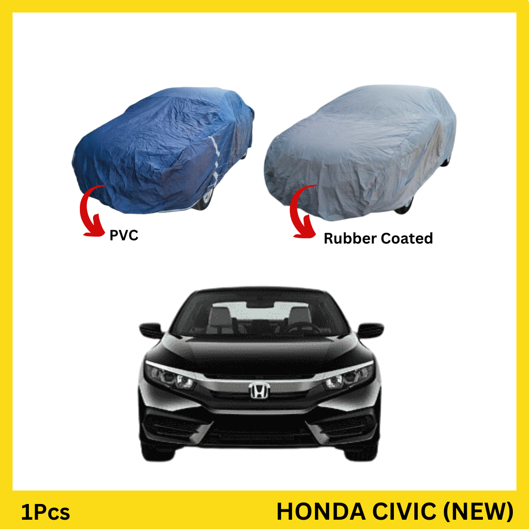 Honda Civic new top cover providing waterproof and dustproof protection, made from PVC and rubber-coated materials.