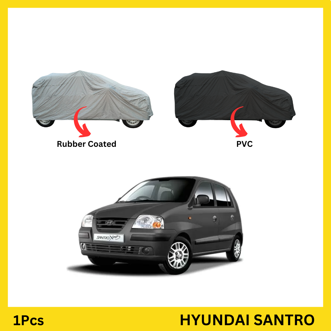 Hyundai - Top Cover - Santro - Waterproof & Dustproof - PVC & Rubber Coated