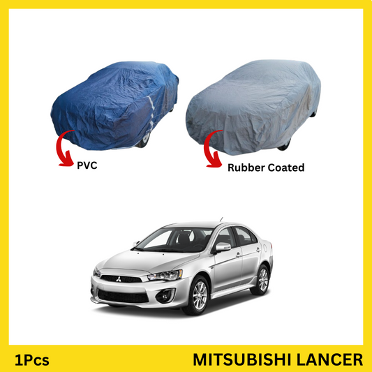 Mitsubishi Lancer top cover offering waterproof and dustproof protection, made from PVC and rubber-coated materials.