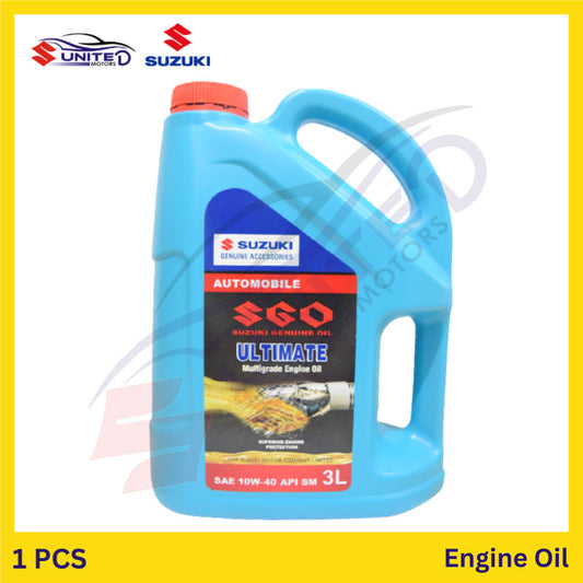 Pak Suzuki Genuine Ultimate Engine Oil 10W40-SM (Mineral Oil) - Superior Protection and Lubrication - Elevate Your Engine's Performance and Longevity.