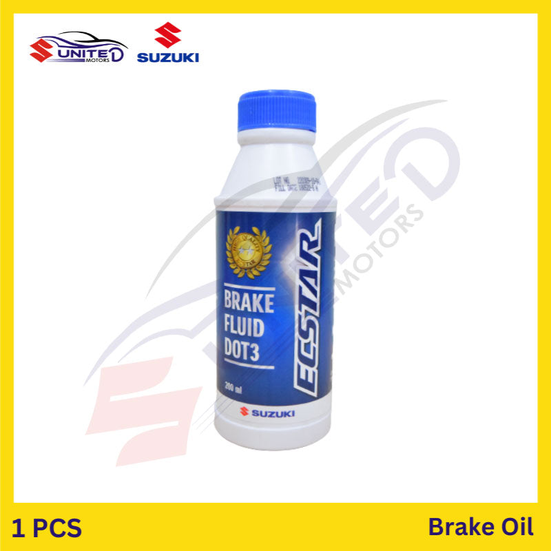 Pak Suzuki Genuine Brake Fluid DOT 3 - Reliable Braking Performance - Essential Brake Fluid for Your Vehicle's Safety.