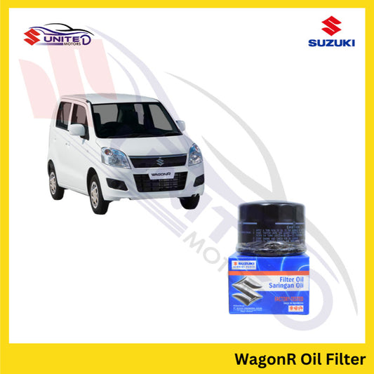 Suzuki United Motors Genuine Oil Filter for Wagon-R VXR, VXL, VXL AGS - Premium Quality Filtration for Engine Oil Purification - Trust Genuine Suzuki United Motors Parts for Engine Protection and Efficiency.