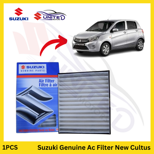 Suzuki Genuine AC Filter New Cultus - Filters dust, allergens, and pollutants for a purified in-car atmosphere.