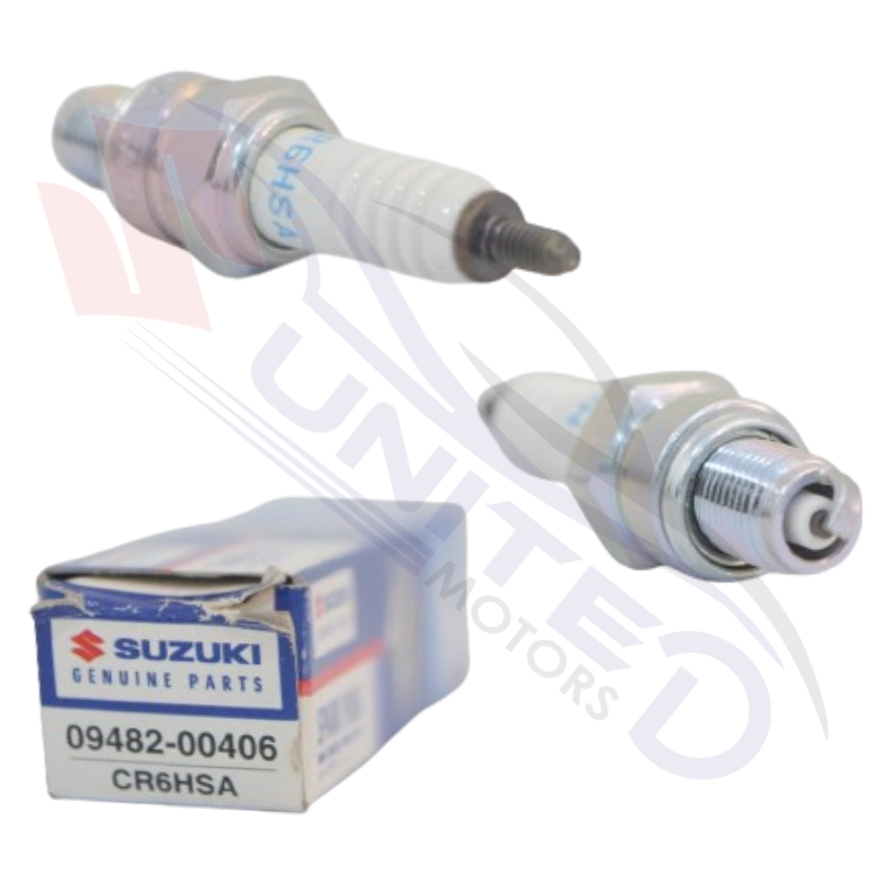 Suzuki Genuine Bike Spark Plug - Reliable Ignition for Enhanced Performance