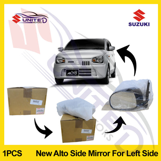 Suzuki Genuine New Alto Left Side Mirror - Enhance Your Rear View!