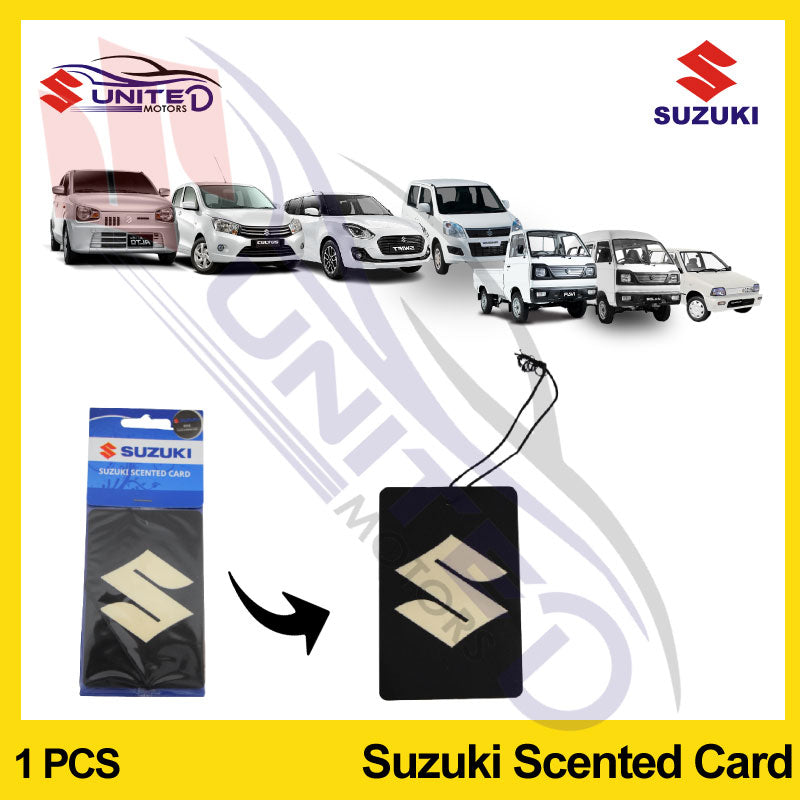 Suzuki Genuine Scented Card - Rose Fragrance - Revitalize Your Car's Atmosphere with Enchanting Scent.