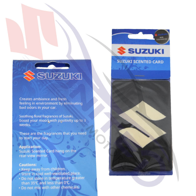Suzuki Genuine Scented Card - Rose Fragrance - Revitalize Your Car's Atmosphere with Enchanting Scent.