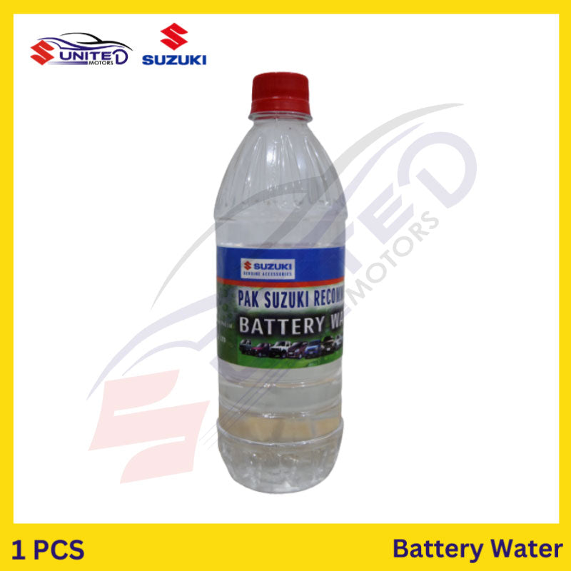 Suzuki Genuine Battery Water - Maintain Battery Health and Charge Efficiency - Ensure Optimal Battery Performance with Authentic Battery Water.