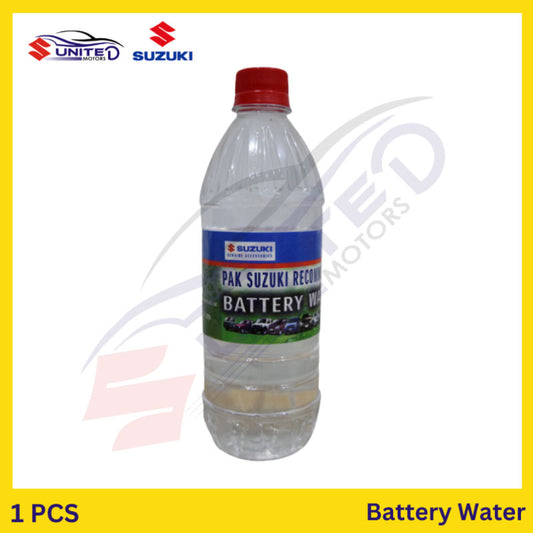 Suzuki Genuine Battery Water - Maintain Battery Health and Charge Efficiency - Ensure Optimal Battery Performance with Authentic Battery Water.