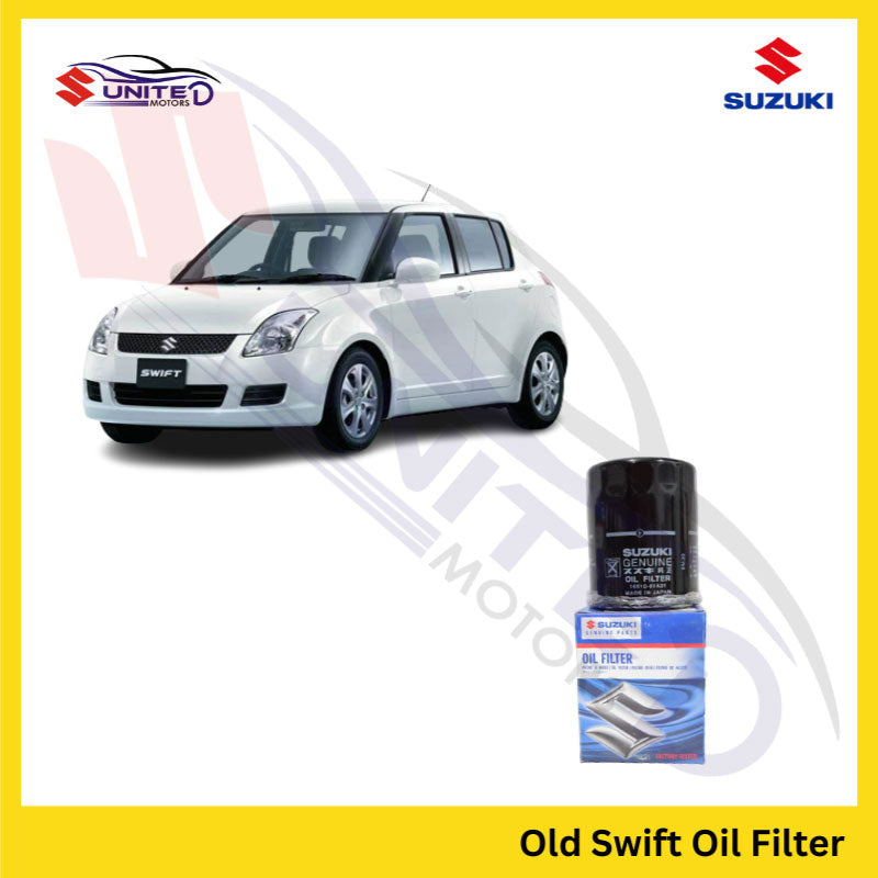 Suzuki United Motors Genuine Oil Filter for Old Swift GL, GL CVT, GL CVT LE, GLX CVT - Premium Quality Filtration for Engine Oil Purification - Trust Genuine Suzuki United Motors Parts for Engine Protection and Efficiency.