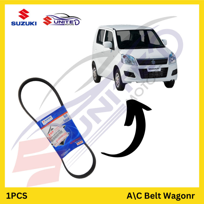 Suzuki Genuine AC Belt for WagonR 998cc - Reliable AC Compressor Connection - Experience Consistent and Dependable Cooling with Authentic AC Belt.